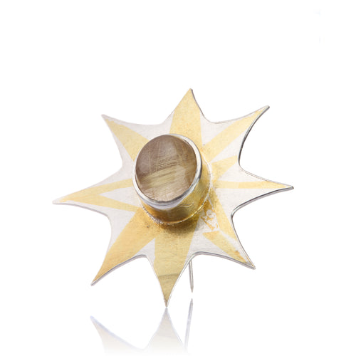 Sunburst Brooch