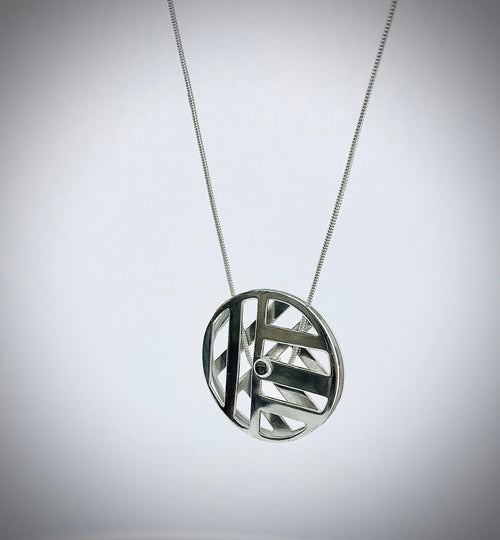 Silver Spinning Pendant